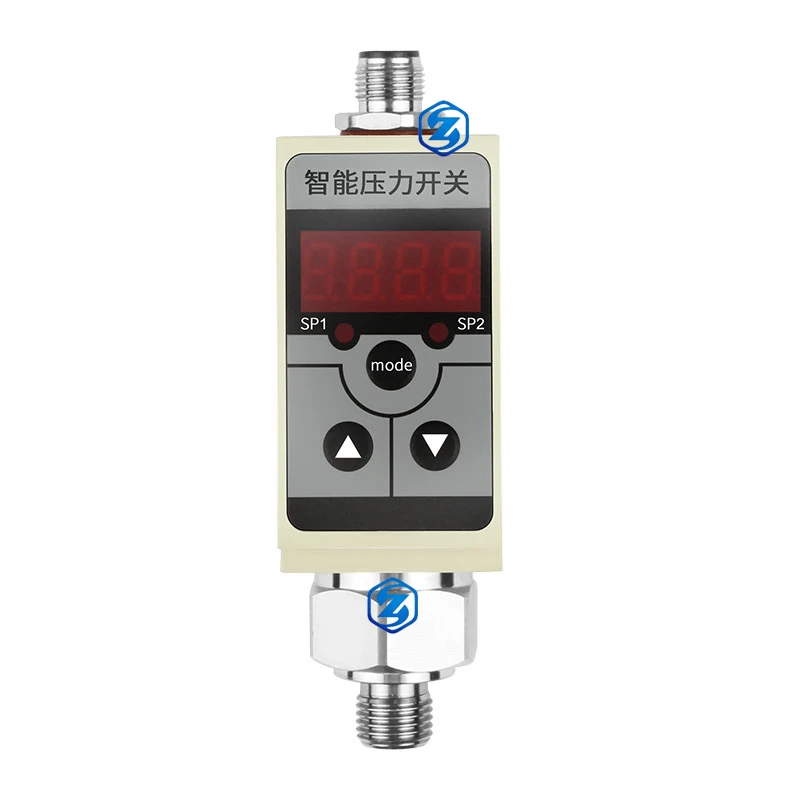 Industrial Intelligent Water Pump Pressure Switch PNP NPN+4-20mA 0-600bar 2 Relays Digital Pressure Switch Hydraulic Controller