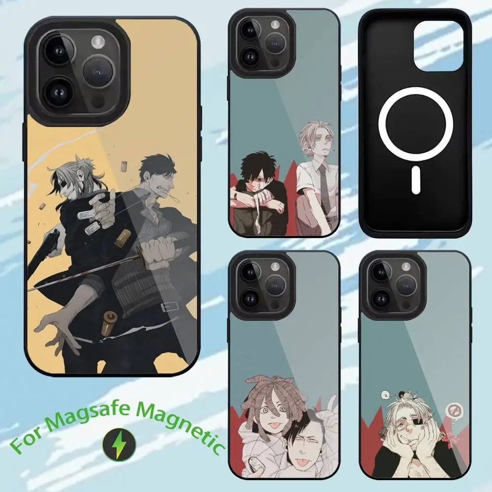

Чехол для телефона Anime G-Gangsta для iPhone 17, 16, 15,14,13,12,11, Plus, Pro, Max, чехол для беспроводной зарядки Magsafe