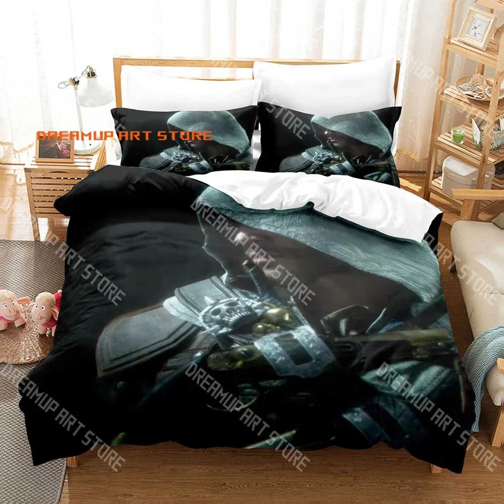 2026 3D Print A-Assassins Black Flag Creed Bedding Set Single Twin Full Queen King Size Bed Set Adult Kid Bedroom Duvetcover Set