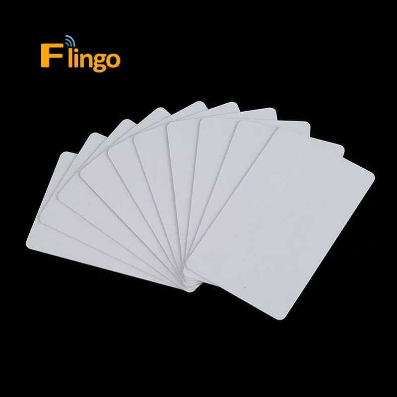 

100 шт. 13 56 МГц Rfid NTAG213 NTAG215 NTAG216 ПВХ умная белая карта NFC