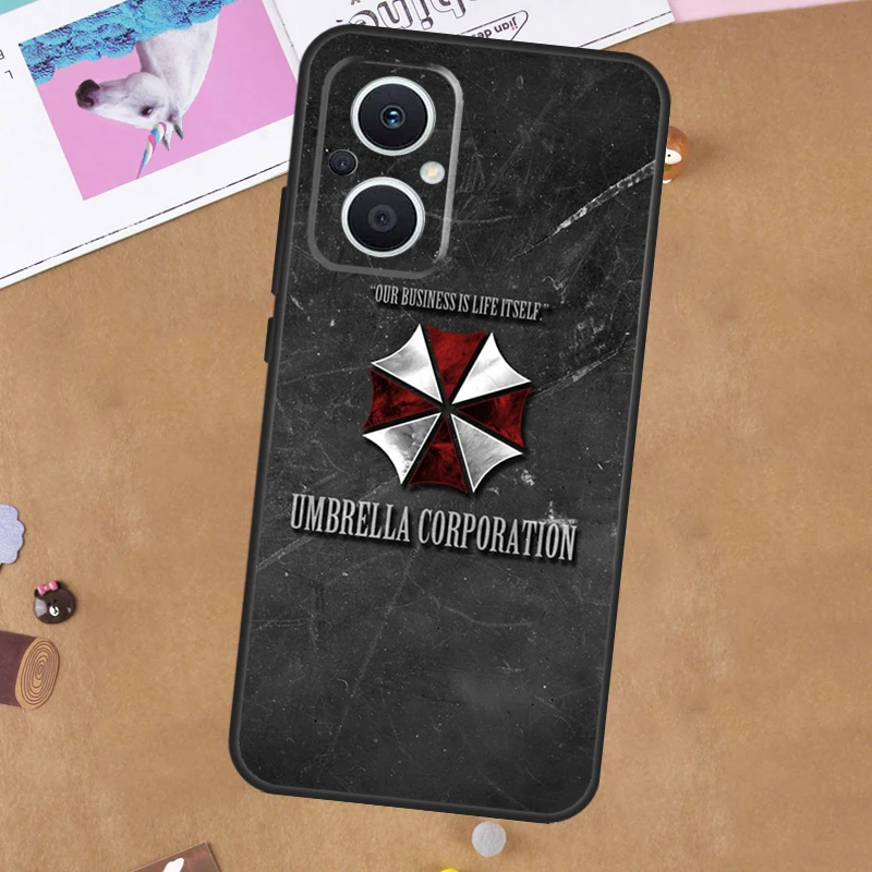 Umbrella Corporation Case For OPPO Reno 11 10 Pro 8 7 6 5 4 Lite 8T 5Z 4Z 11F OPPO Find X5 X6 Pro X2 Neo X3 Lite