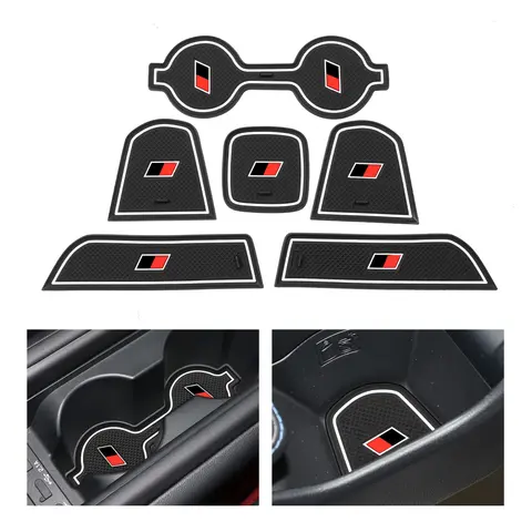 Para Toyota GR86 Subaru BRZ 2021 - 2023, alfombrilla antideslizante con ranura para puerta, alfombrilla antideslizante para ranura de puerta, accesorios de Interior de coche