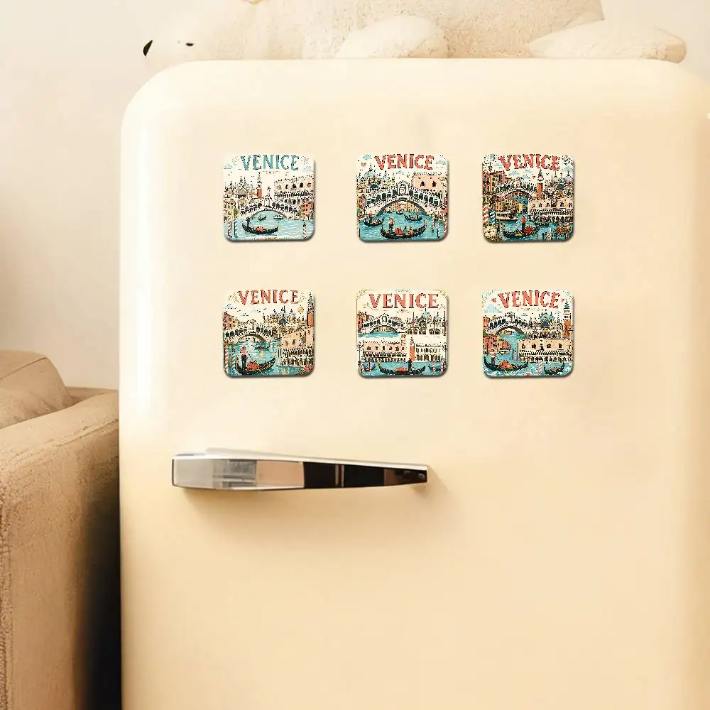VENICE City Aesthetic Art Refrigerator Magnets For Dishwasher/ Refrigerator/ Freezer, Whimsical Kitchen Decor