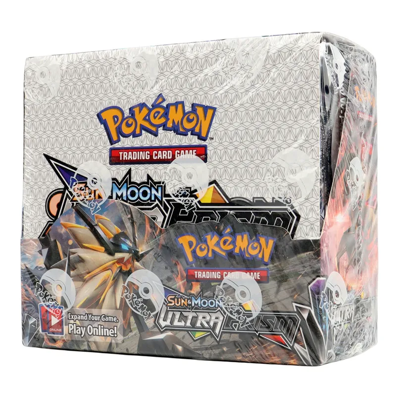 324Pcs English version Pokémon TCG: Sun moon Ultra Prism Booster Box Pokemon Cards 36 Pack Box