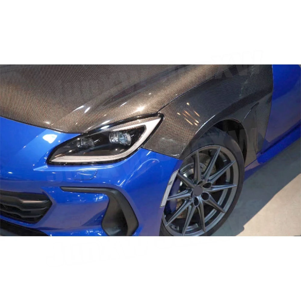 Carbon Fiber Car Front Bumper Side Fender Fin Splitters Spoiler for Toyota Subaru GR86 BRZ 2022+ FRP Body Kits Accessories - view 6