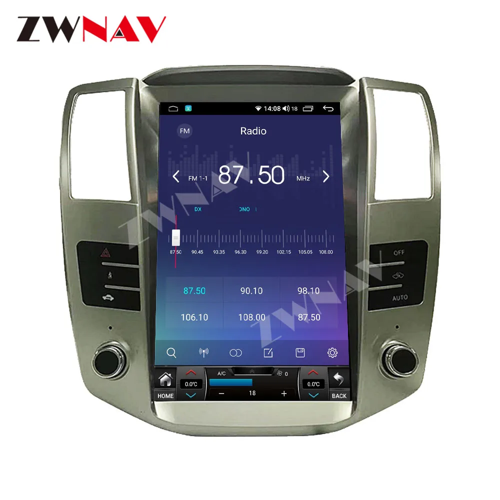New Design 15.6 Inch Touch Screen Carplay For Lexus RX 2010-2016 Android 13 GPS Navigation Multimedia Player Auto Stereo Radio