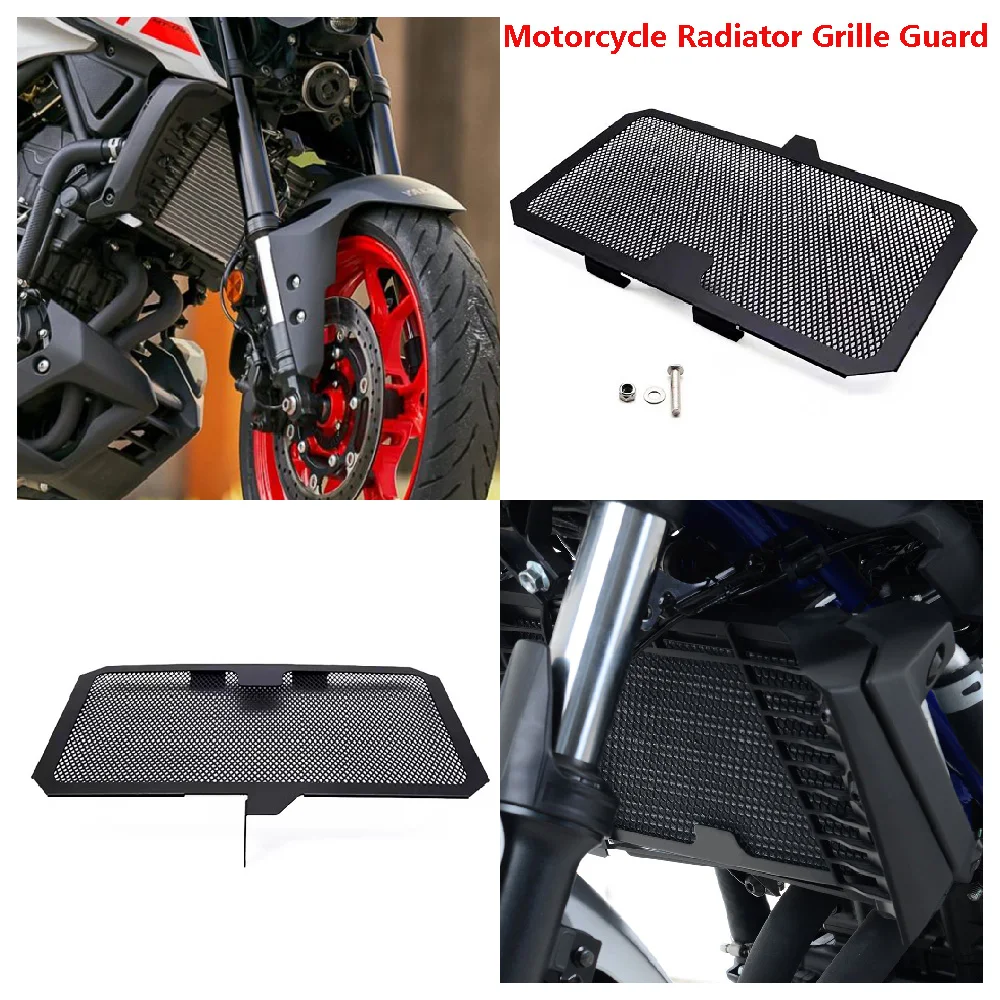 

Fits for Yamaha MT03 MT25 MT 03 25 ABS MT-03 MT-25 2016-2024 Motorcycle Radiator Grille Guard Front Cooler Protector Cover