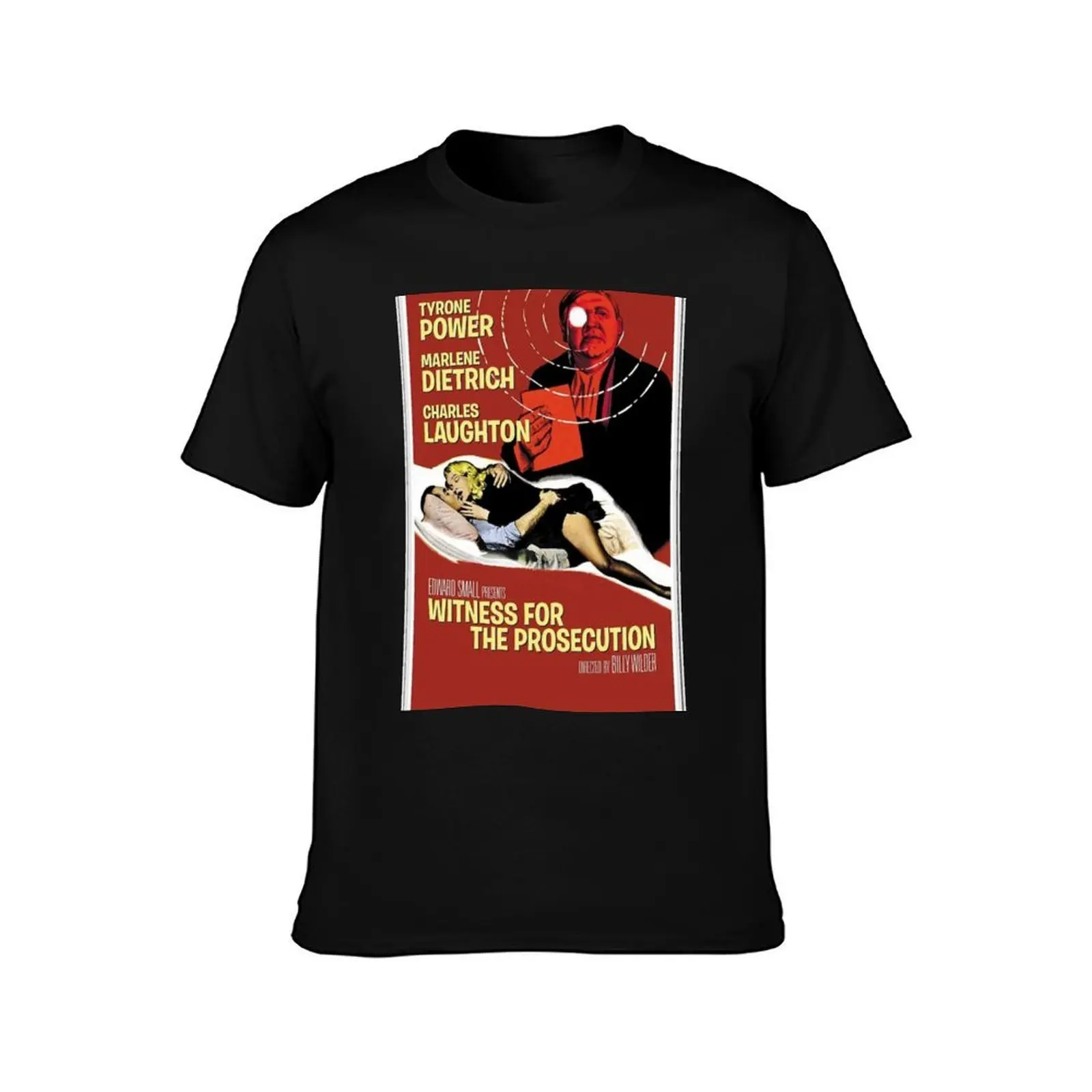 Witness for the Prosecution (1957) T-Shirt, Summer Casual Cotton Tee, Oversized Streetwear Tops, Vintage Graphic Print