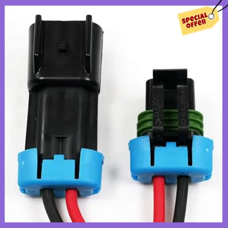 

-A96Z 10-Pack Metri-Pack 2-Pin 30 Amp, 280 Series Connectors Multi-Function (Male To Female Pigtail 12GA)