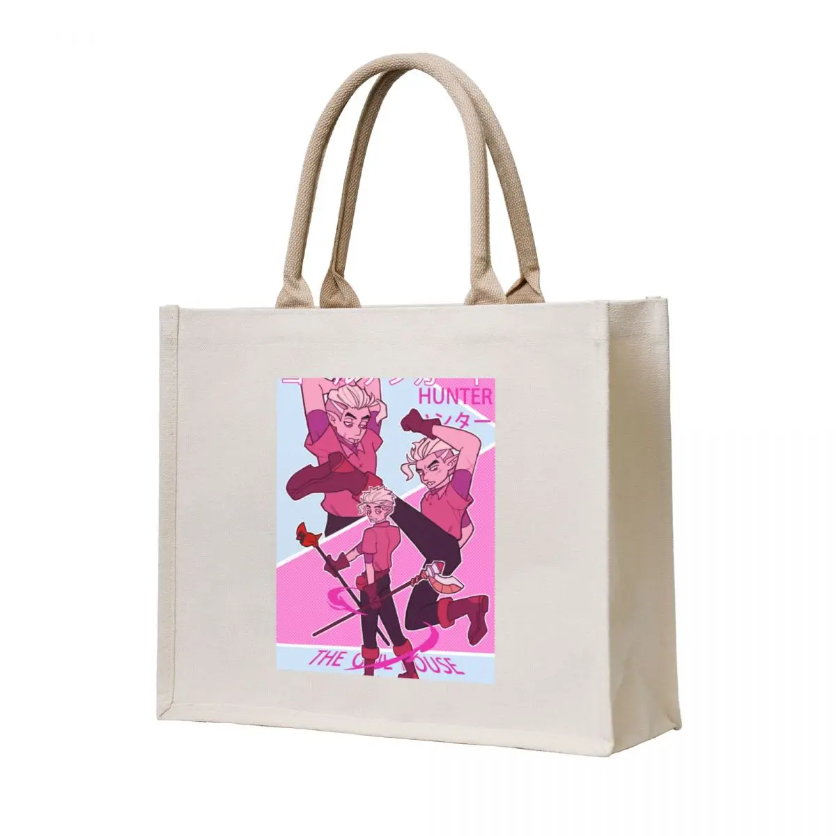 

Hunter Anime Poster Tote Bag Big bag custom canvas bag cloth woman