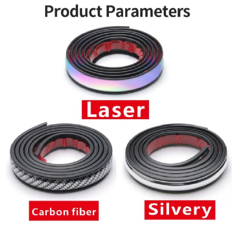 

Car Front Rear Wheel Eyebrow Lip Cover Board Mud Flaps Protector Strip Kit Anti Wear And Scratch Seal Strip Exterior Accessories