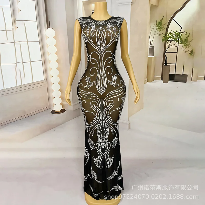 Sexy Perspective Black Ball Modern Dance Performance Talent Company Annual Meeting Red Carpet Awards Uniform Performance Outfits