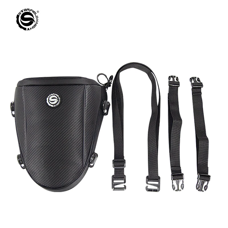 SFK Black Multifunction Motorcycle Back Seat Pack Outdoor One-shoulder Bag Crossbody Bag Large Capacity Match Waterproof Cover