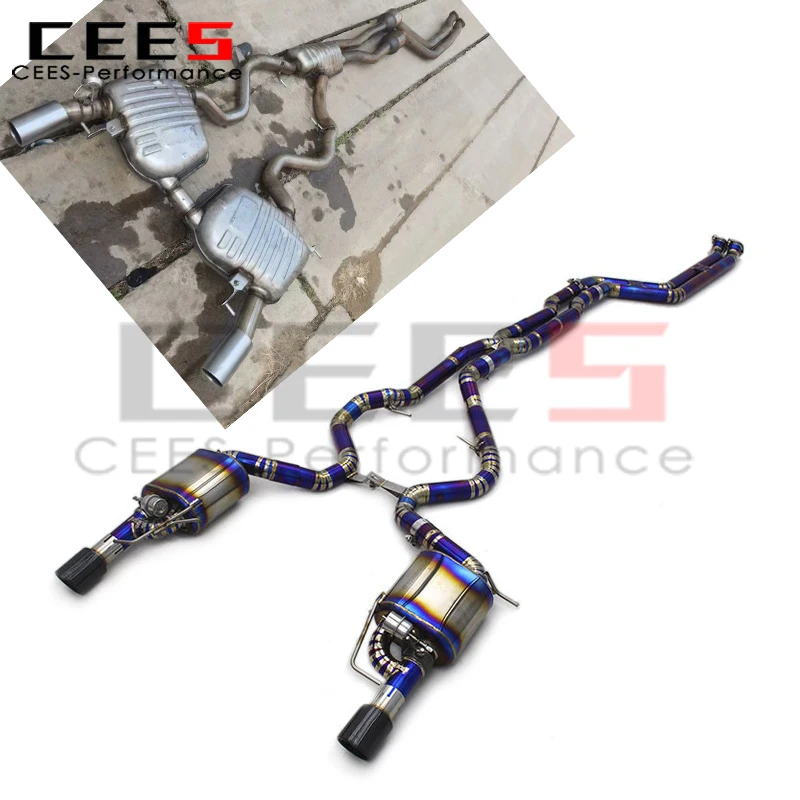 

cees Valvetronic Exhaust for BMW 335 335i E90/E92/E93 N54/N55 3.0T 2007-2015 Sport Exhaust Pipe Muffler System