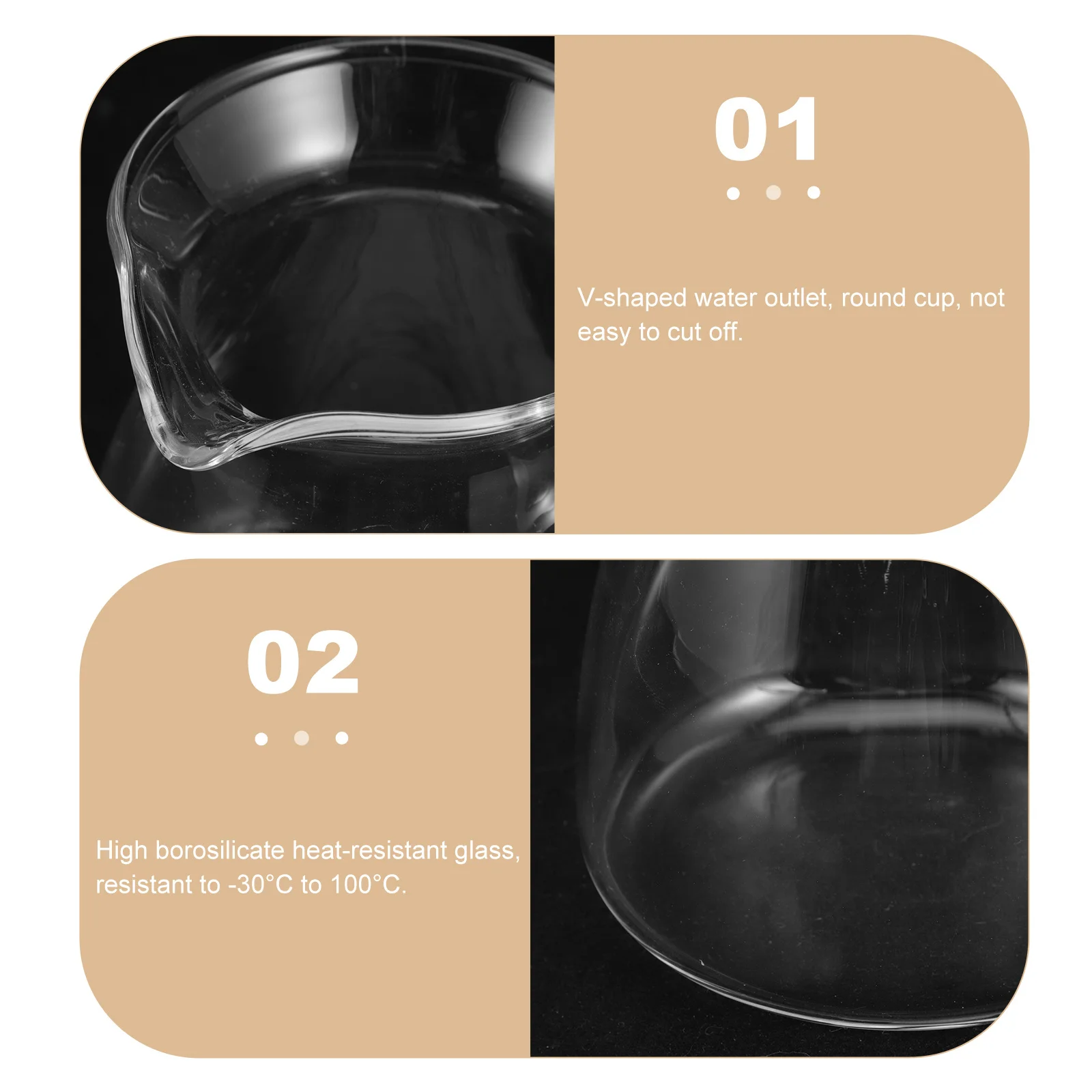 

Glass Tea Pot Thickened Transparent Mini Teapot Heat Resistant Body Sturdy Handle Handle for Coffee Milk Heating