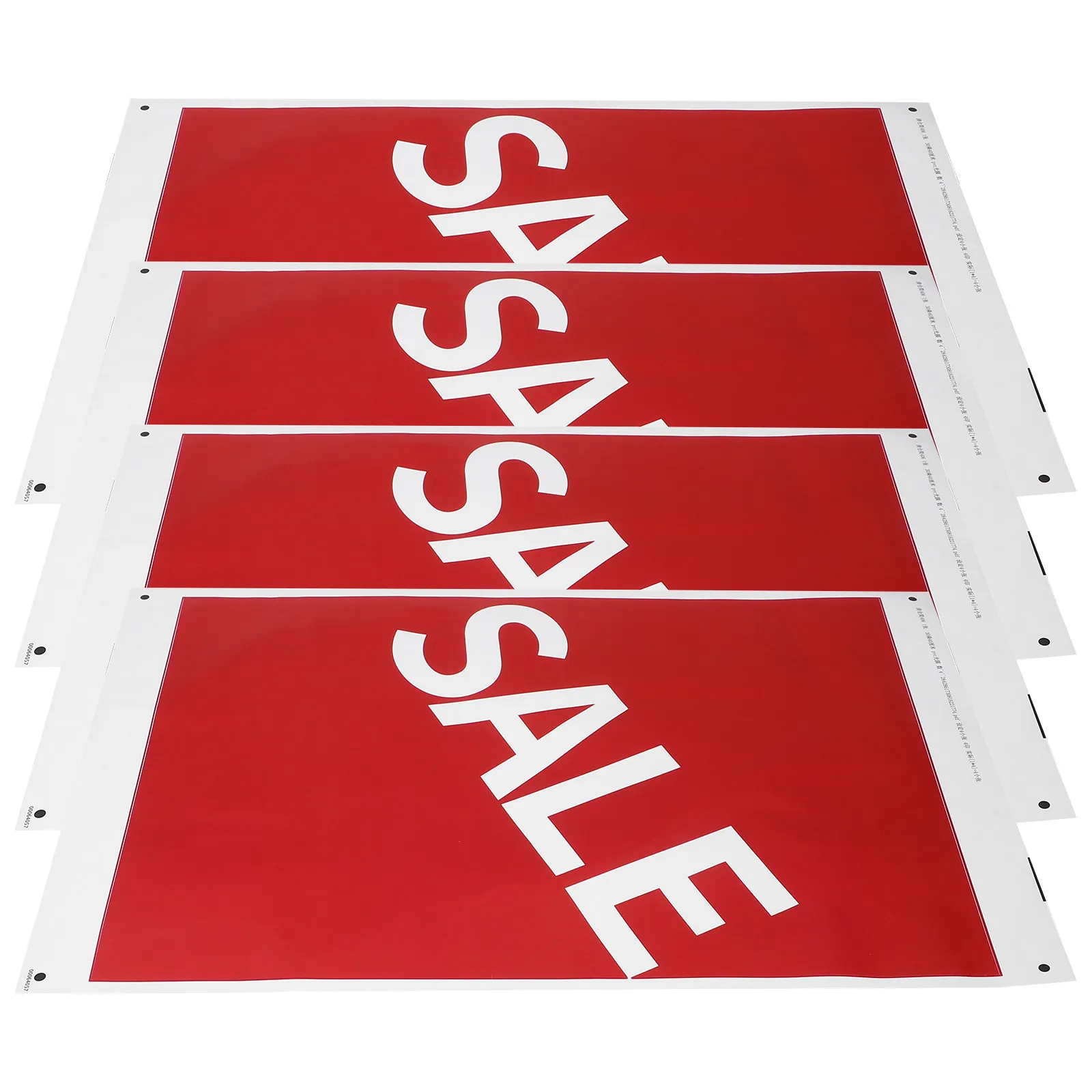 

4Pcs Wall Window Sale Stickers Adhesive Retail Promotional Signs Weatherproof Reusable Decals for Shopping Mall Garage Display