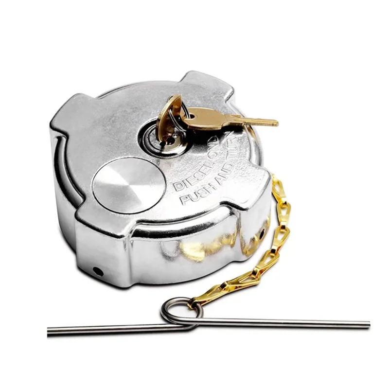 

New High Quality Aluminum Fuel Tank Cap With Lock 03-37017-002 0337017002 For American Trucks Freightliner Trucks