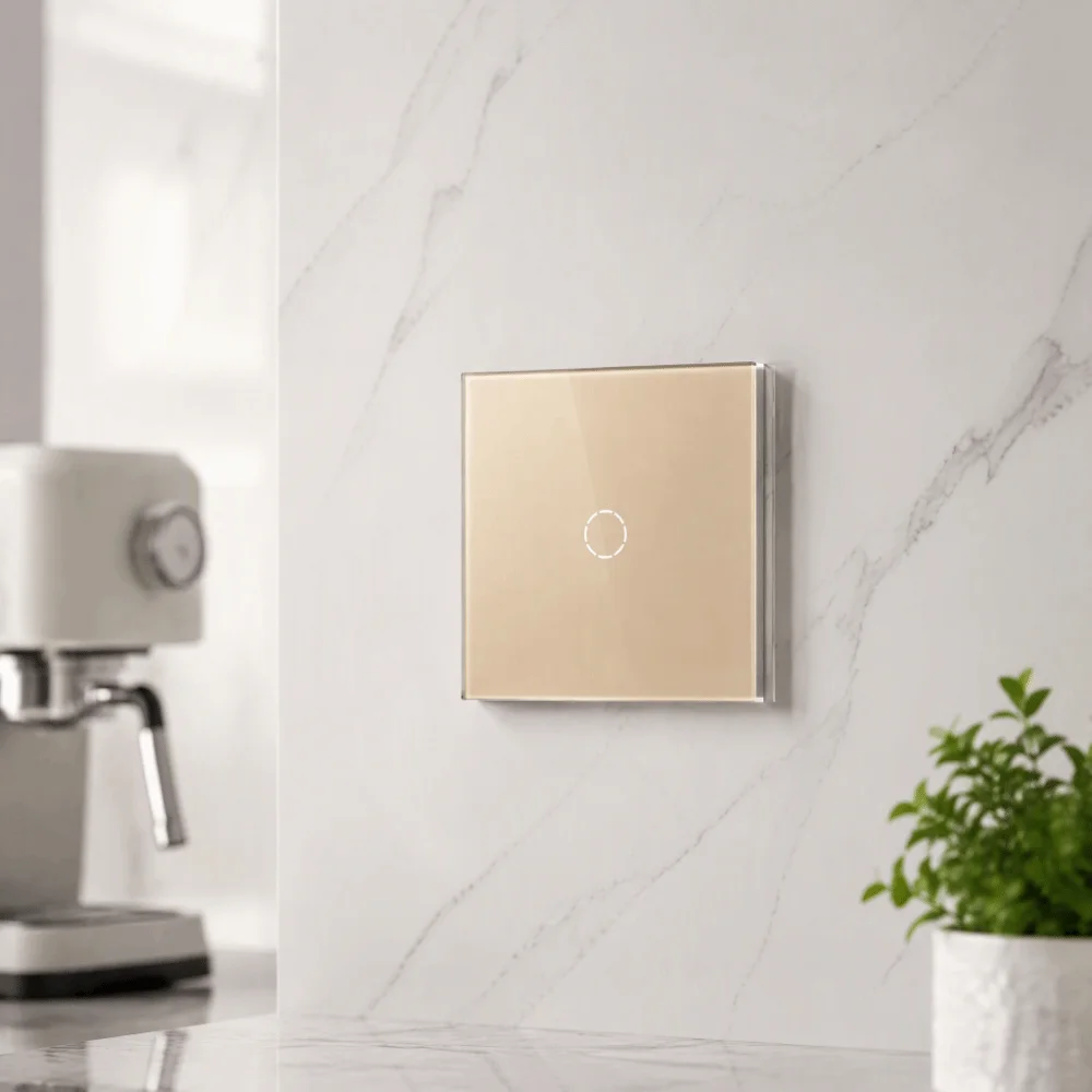 Glass Panel Touch Sensor Switch Touch Control Wireless Wall Light Switch LED Backlight 1/2/3 Gang Smart Switch Lighting Control