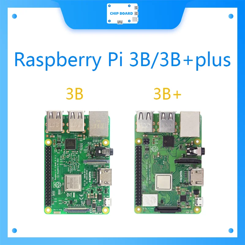 Oryginalny Element14 Raspberry Pi 3 Model B/B + 3B + Plus,, trzecia generacja Pi 1.4GHz 64-bit quad-core Cortex-A53 procesora