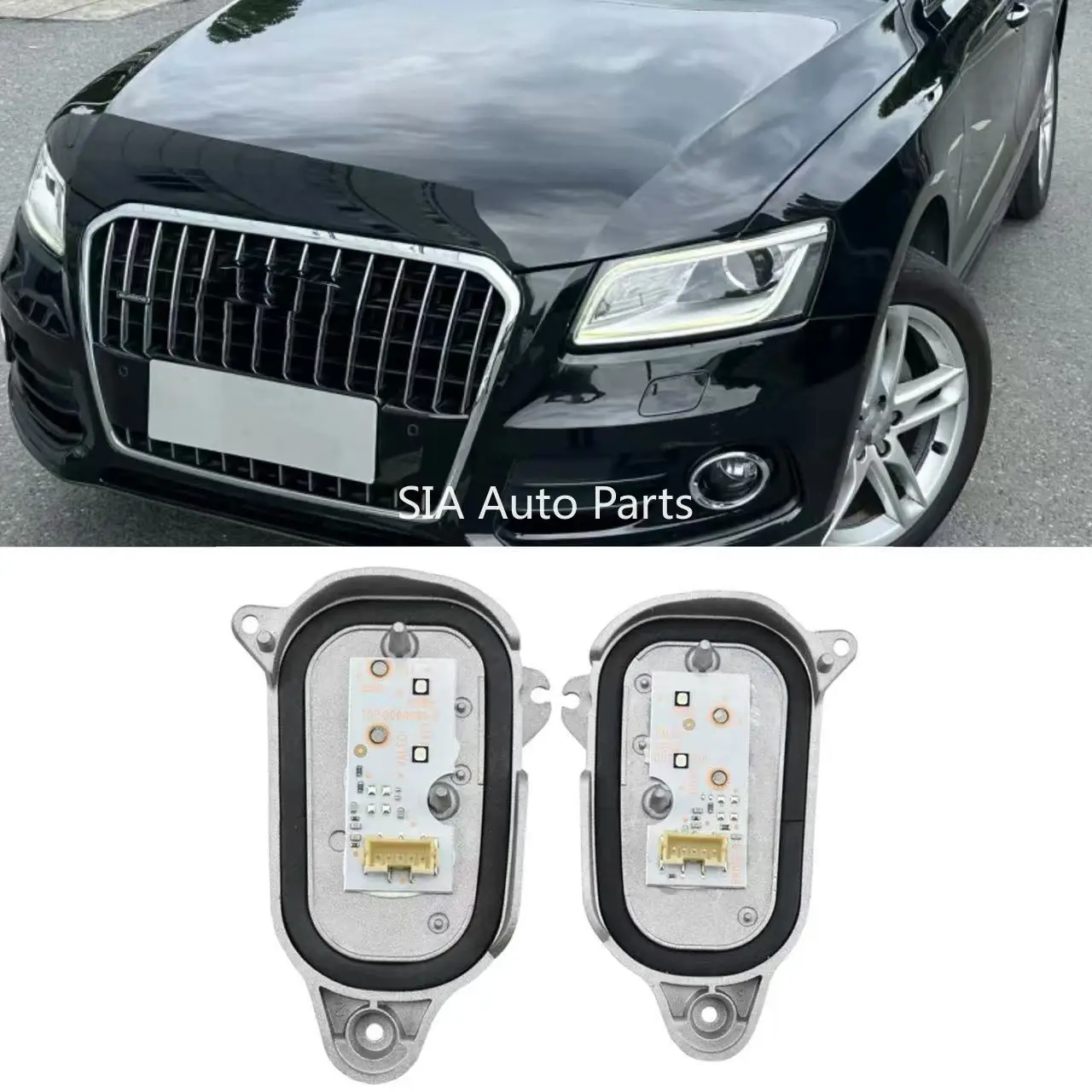 

Для Audi Q5 LCL 2013-2017 гг., высококачественные боковые огни, модуль дневных ходовых огней DRL OEM 8R0941475B 8R0941476B 8R0.941.475B