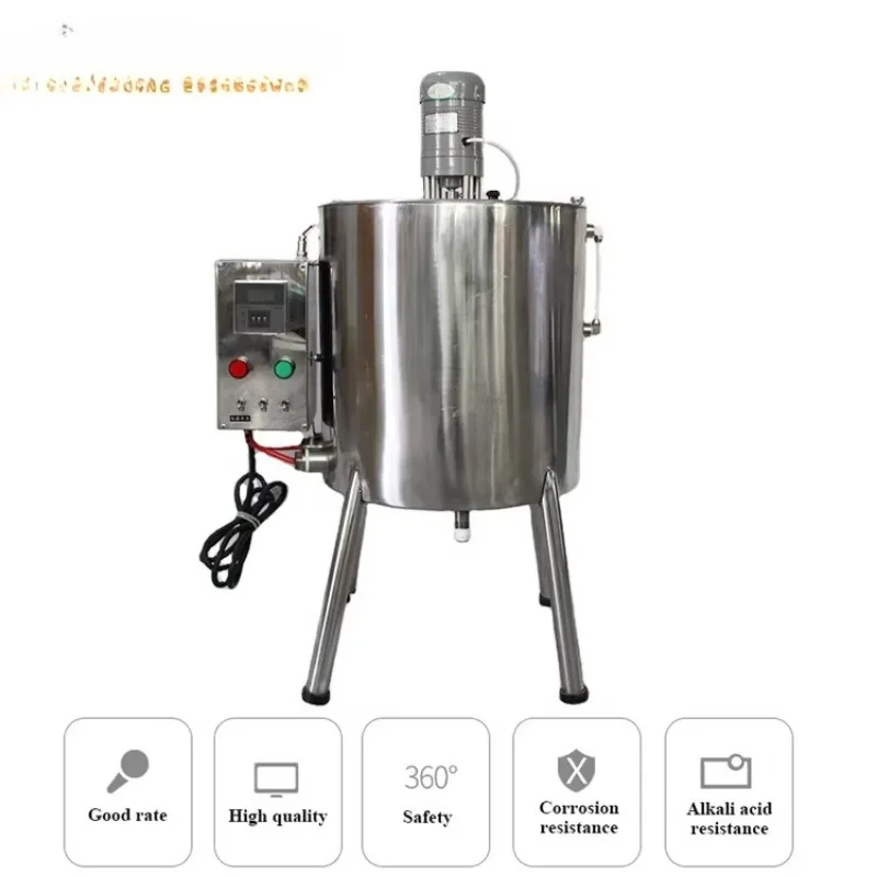 Tanque de agitación de calefacción eléctrica emulsionante industrial de crema de loción cosmética