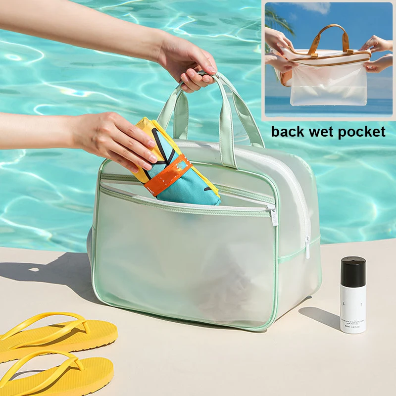 Zomer Zwemzak Voor Het Strand Zwembad Zwemaccessoires Waterdichte Droge Tas Sport Handtas Zee Sport Vrouwen Clear Gym Pvc Pack