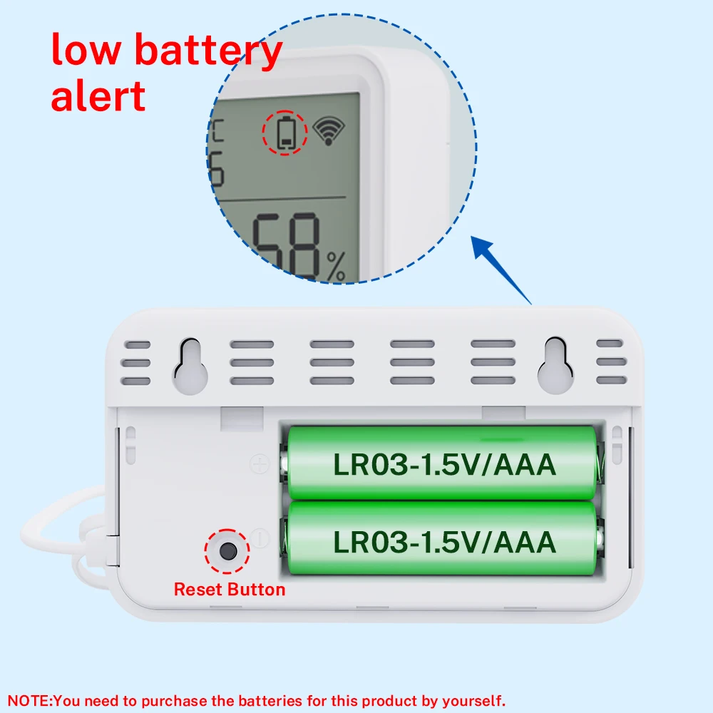 Tuya WiFi Zigbee Thermometer hygrometer With External Probe Temperature Humidity Sensor APP Remote Control Workwith SmartLife image 4