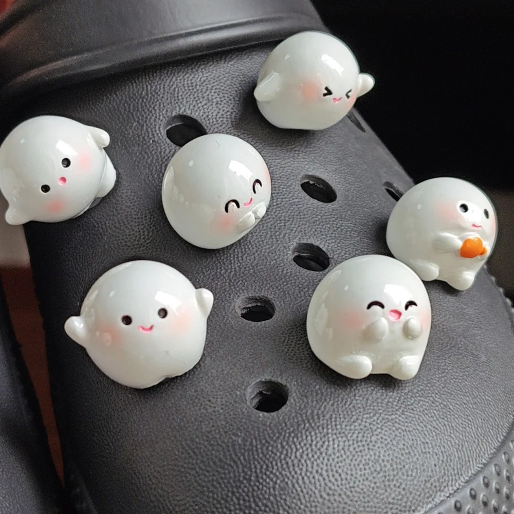 3D Cute Shoe Charms for Crocs Mini Dumpling Garden Sandals Decorations Boys Girls Clogs Pins Personalized Slipper Accessories