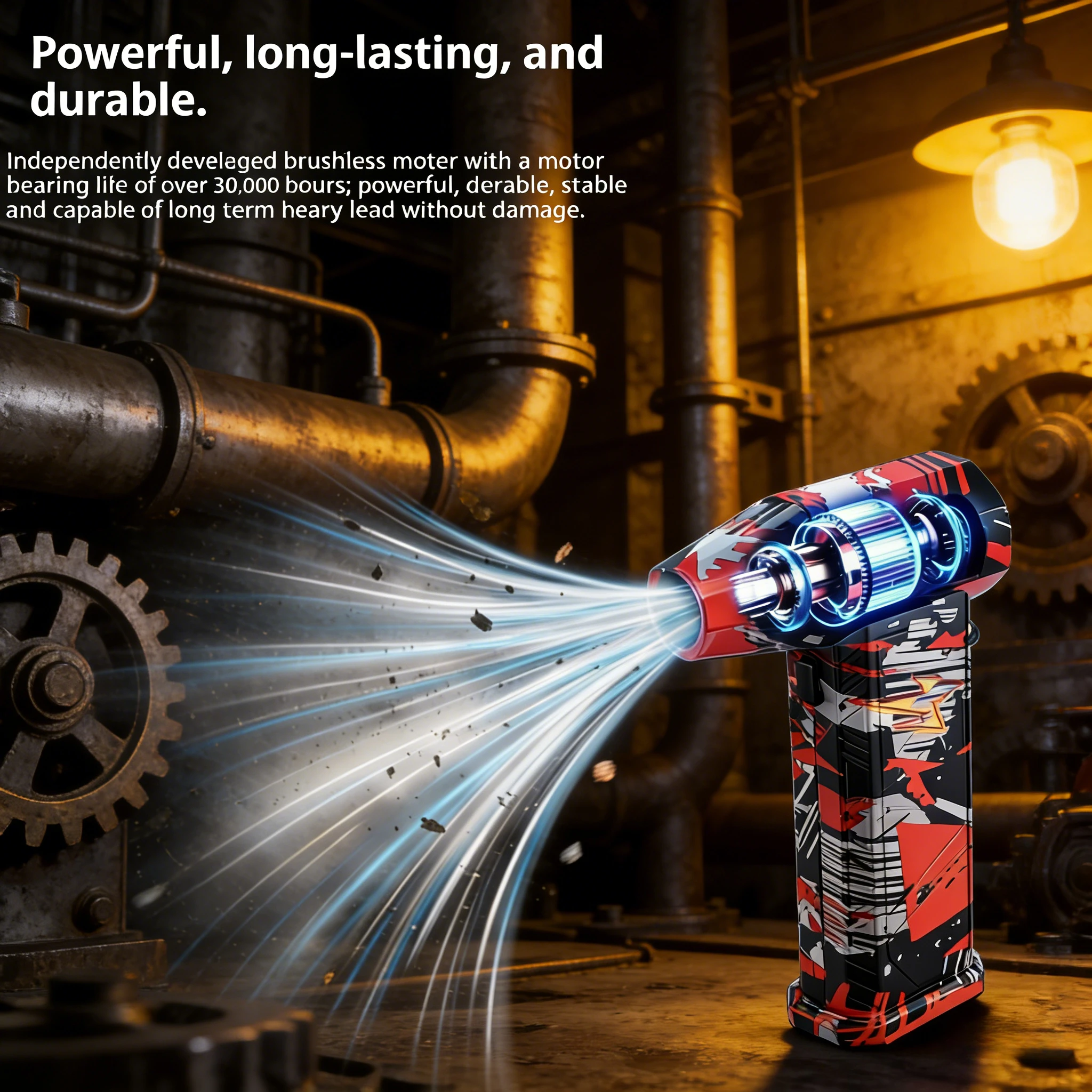 

Вакуумный комплект X9 "Wind Hurricane" – бесщеточный турбовентилятор 550 тыс. об/мин, высокая скорость обдува 75 м/с, 10000 мАч