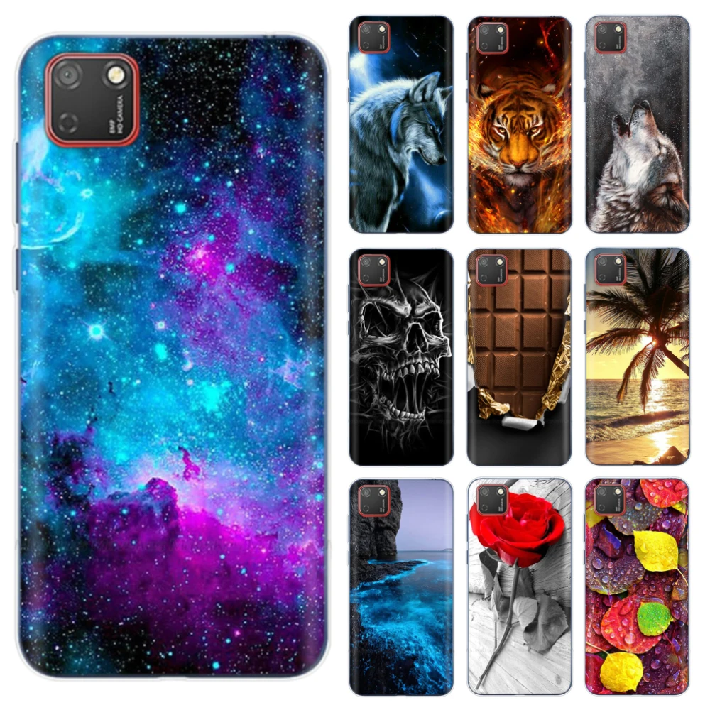 For Huawei Y5p 2020 Case DRA-LX9 Soft Silicone Cartoon Back Cover For Huawei Y5p Honor9S Honor 9S DUA-LX9 Phone Case Shell Coque