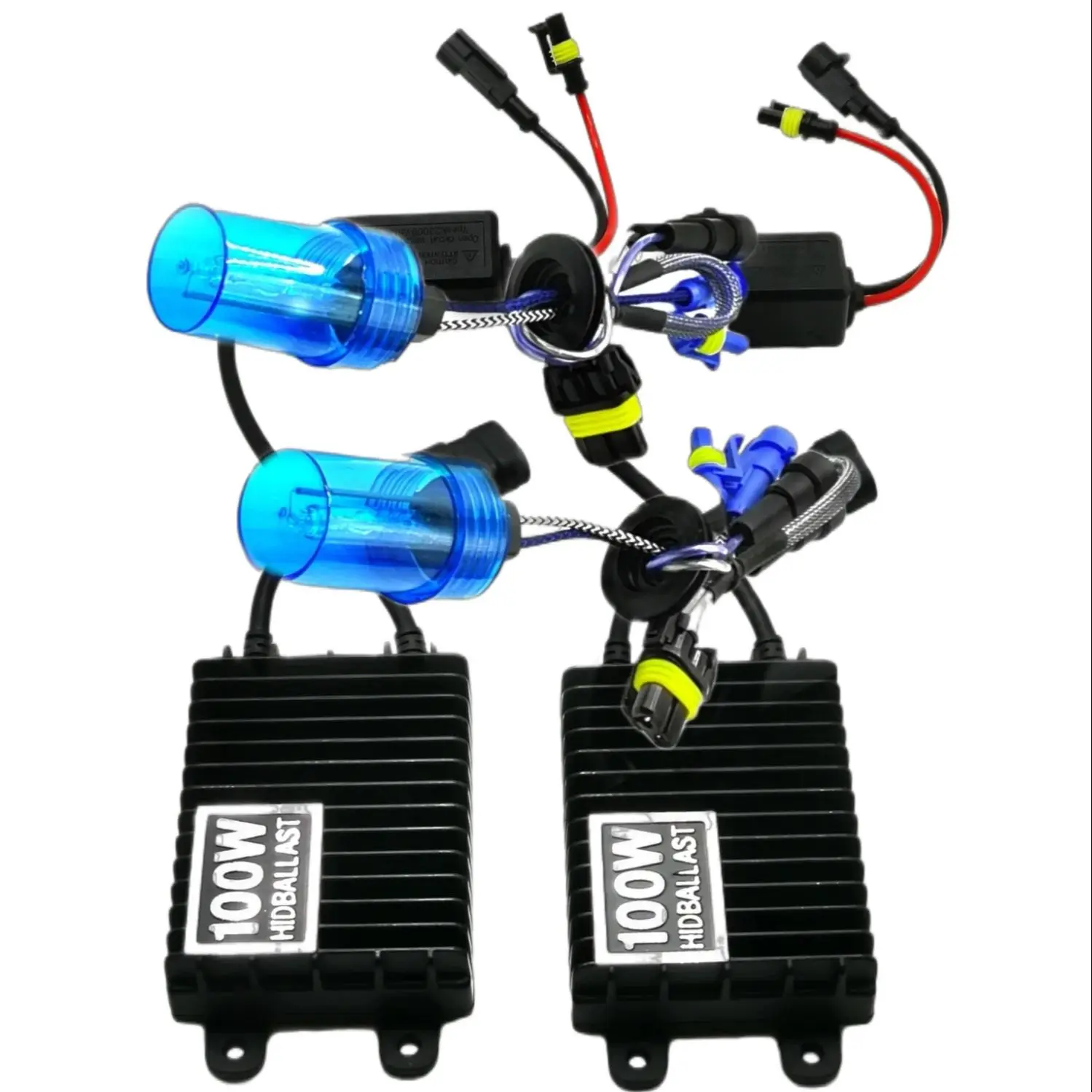 Genuine 100W Kits H1 H3 H7 H8 H9  H11  9012 HIR2  d2h D2S HB3 HB4 Xenon Reactors 6500LM Fast Bright 12v Cars HID Headlights