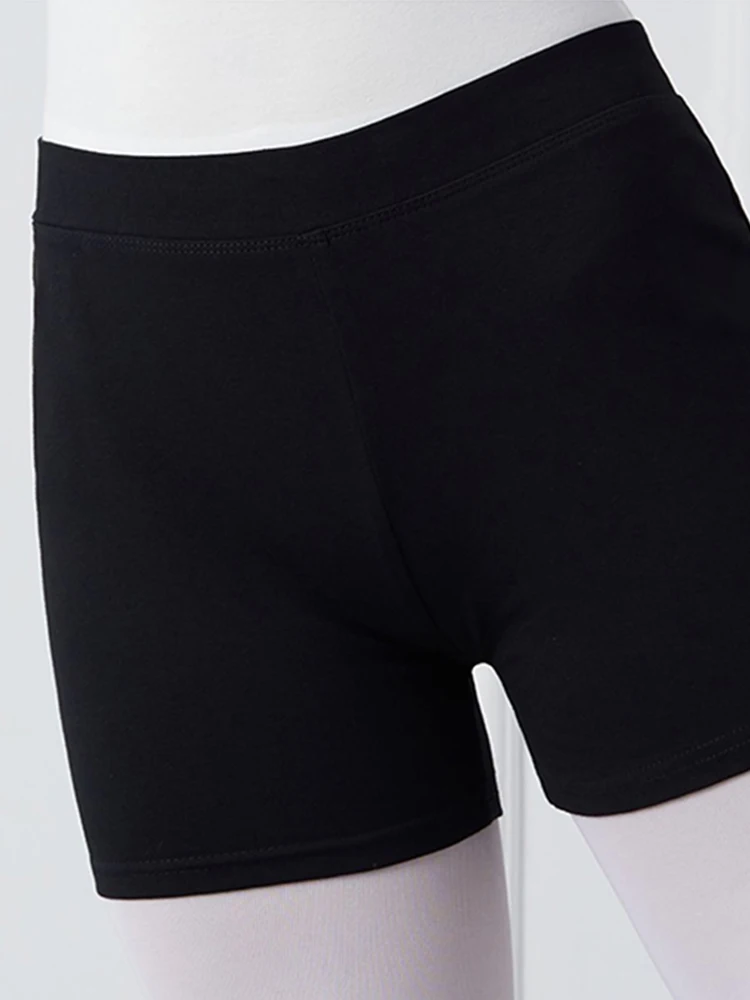 Shorts de prática de dança para meninas, calças infantis de prática de dança, shorts de dança 3 partes, primavera e outono