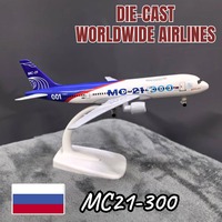 Metal Diecast Aircraft Model 7.5 Inch Scale Airbus Boeing ATR Concorde MC21 350 C919 Replica Aviation Miniature Art Kid Boy Toy