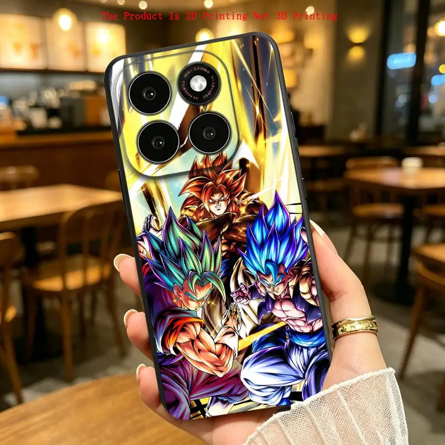 Case for Motorola G96 G50 G86 G60s G51 G73 G53 G30 Edge 70 50 40 20 Pro 30 Lite S30 G71 G32 G52 Phone Cover Dragon Balls Fusion view 2