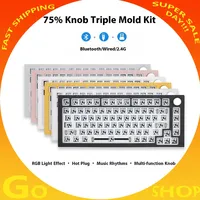NextTime 75 Customized Nt75 Wireless Mechanical Keyboard Kit With Knob Wired Next Time 75 Gaming Keyboard Rgb Hot Swap Pc Gamer