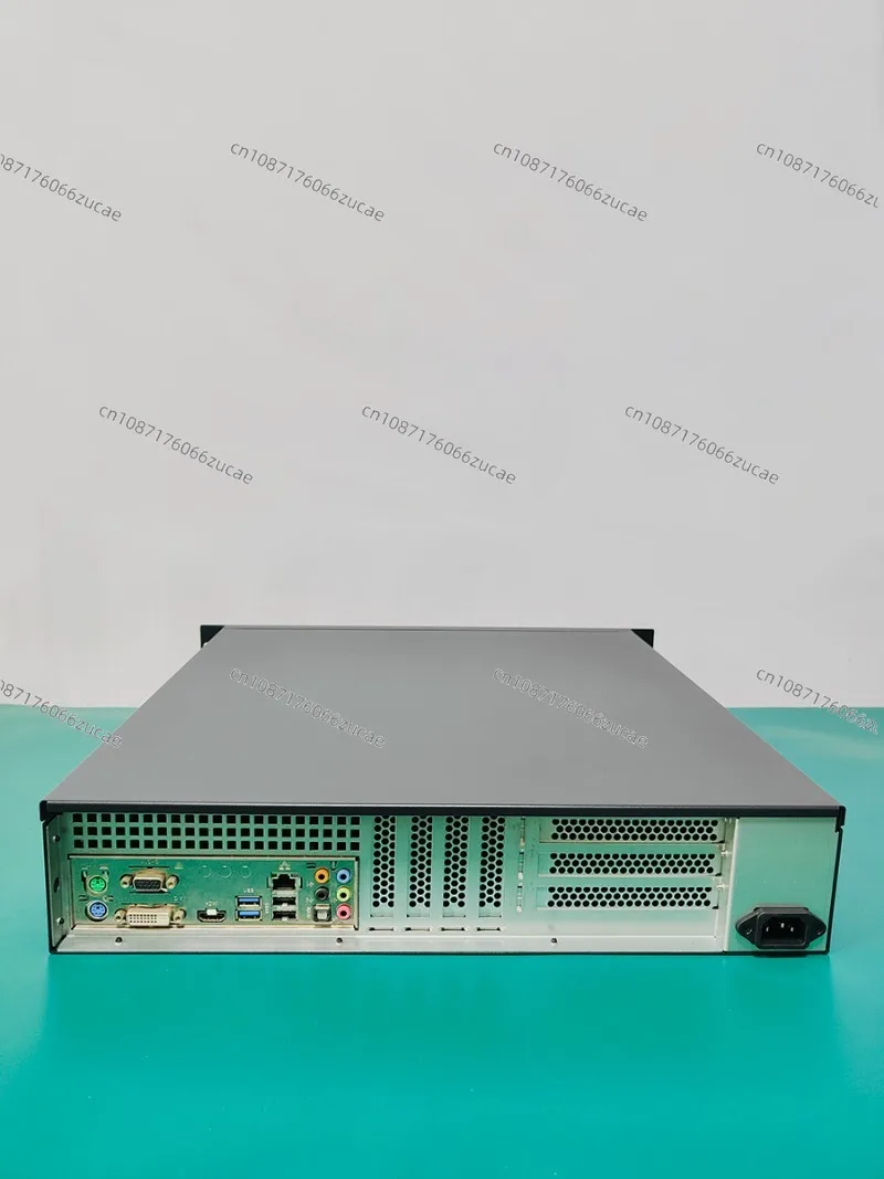 2U Industrial Control Chassis 450 Deep Full Height Graphics Card Horizontal Plug Steering ATX Main Board PC Power Rack Type