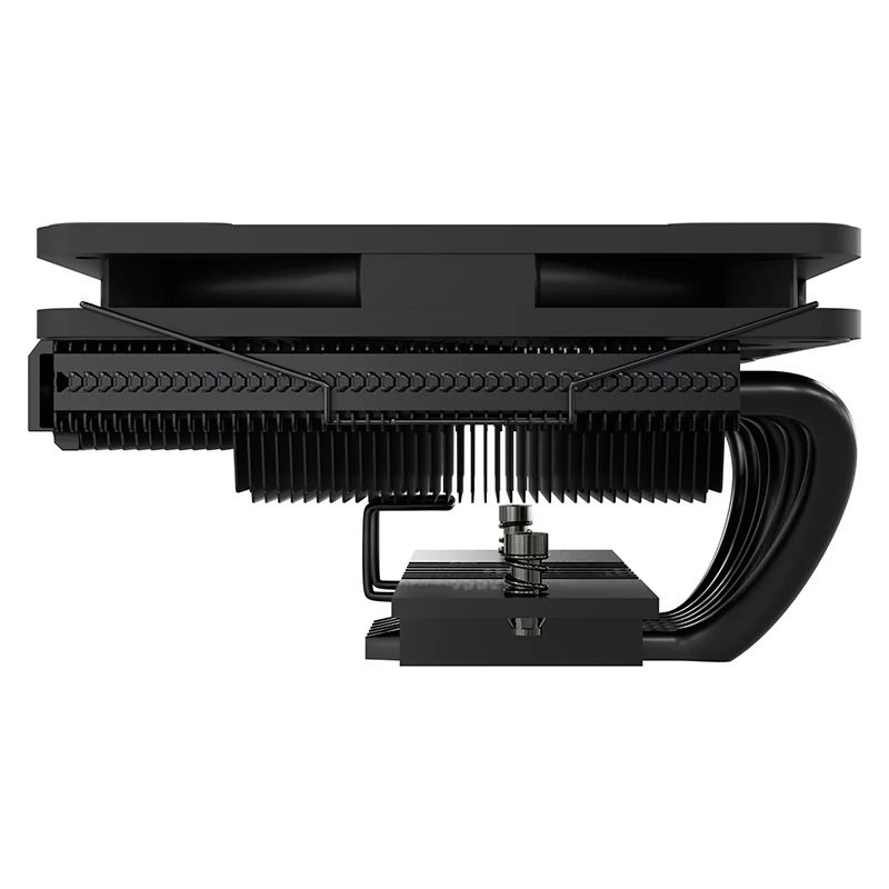 METALFISH DH670 Low Profile CPU Cooler 6 Heatpipes 67mm Height ITX CPU Radiator 120mm PWM Fan For LGA 1700 1200 2011 AM4 AM5 view 4