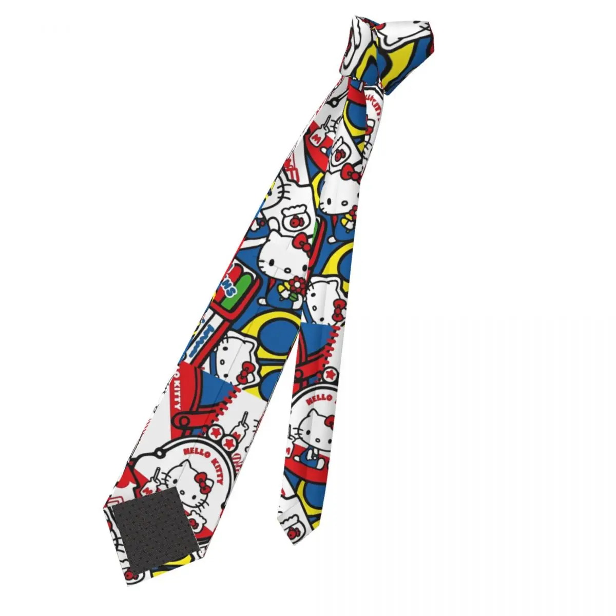 Hello Kitty Neckties Unisex Slim Polyester 8 cm Narrow Neck Ties for Mens Daily Wear Gravatas Wedding Accessories Cosplay Props