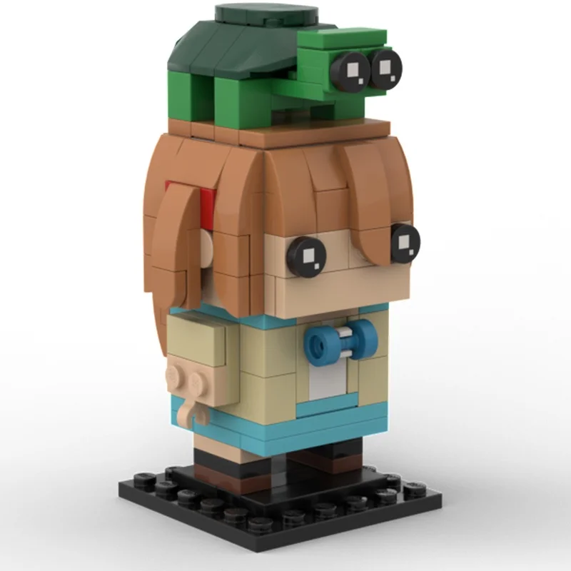 169 قطعة MOC العصبية سما Brickheadz Brickheadzed نموذج اللبنات هدية الكريسماس ألعاب البناء تجميع DIY بها بنفسك التعليم الاطفال