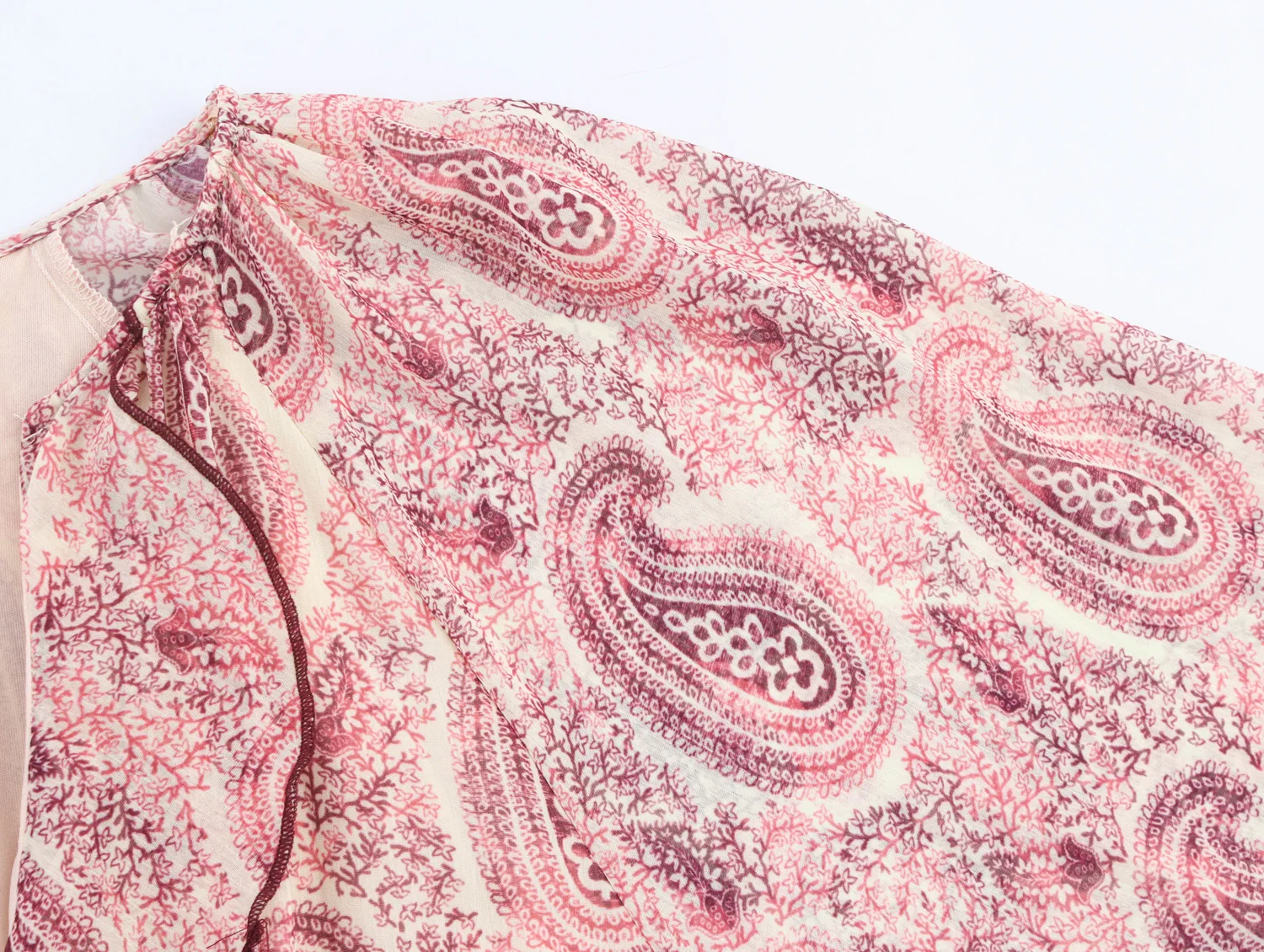 2025 verão em camadas vestido decorativo com decote em v solto midi vestido elegante impresso vestido longo feminino casual manga longa vestido de férias