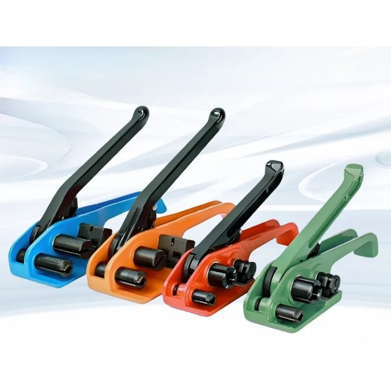 Heavy Duty Manual Tensioner For Polyester Strapping PP Woven Band Plastic Fiber Strap Hand Packing Tightening Tool