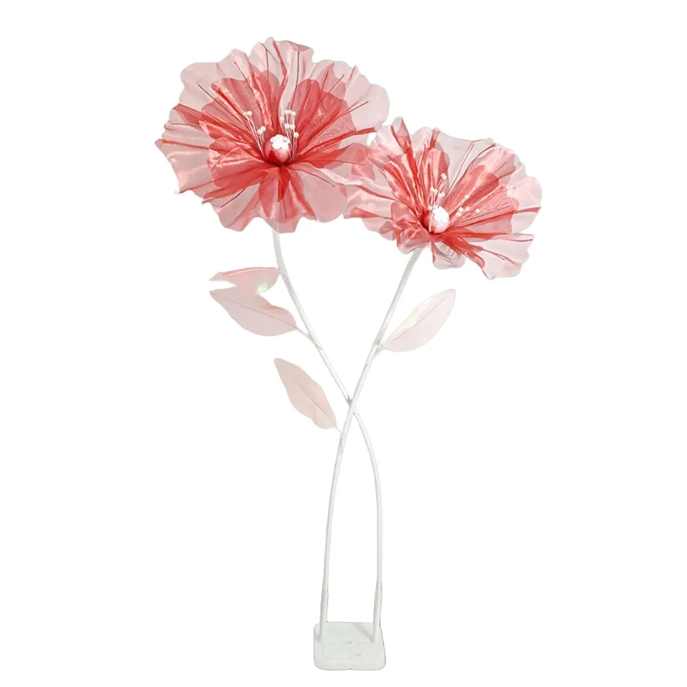 Artificial Gauze Flower for Wedding Venue Styling with 50cm Bloom Size 150cm for stem and Integrated Leaf Elements