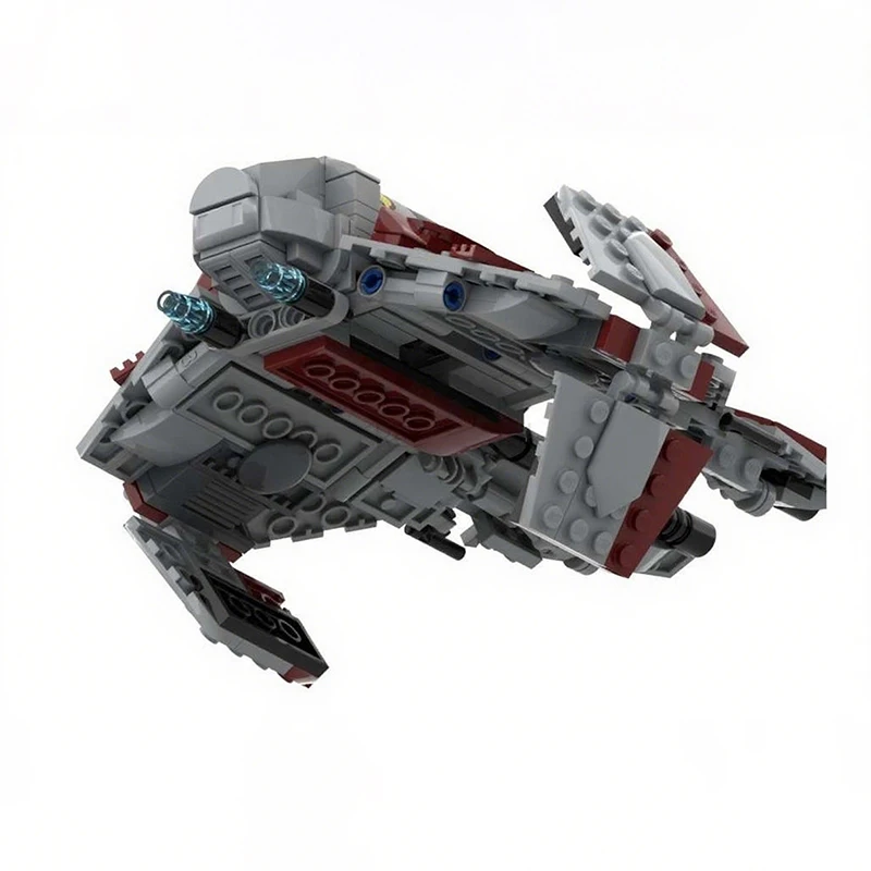 258pcs MOC Obi Wan S Eta 2 Actis Class Jədi Star Battle Model Toys Building Blocks Construction Christmas Gift Kids DIY Assemble - view 3