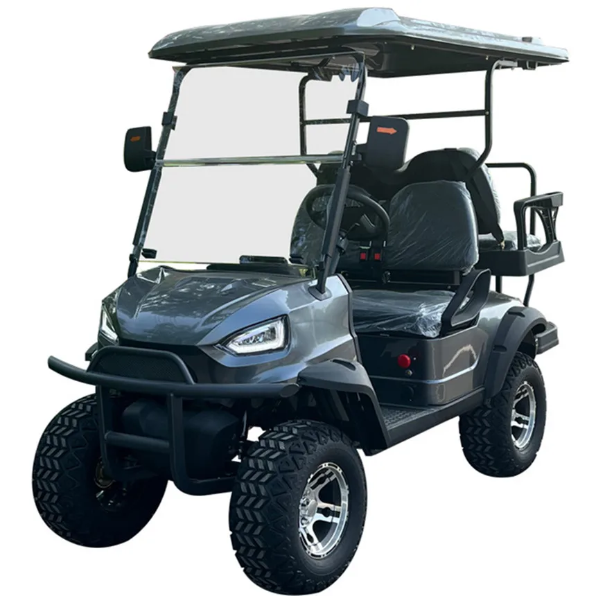 After-Sales Guarantee For Off-Road 48/60/72V AC System Lithium Battery Powered 4/6/8/10-Seat Forward-Facing Electric Golf Cart