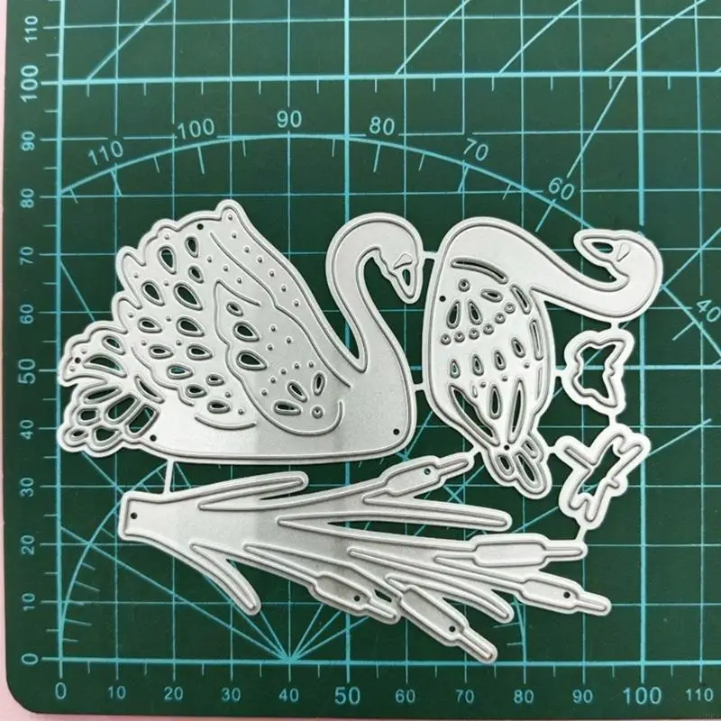 

Q0KA Animal Metal Cutting Dies Love Birds Die Cuts DIY Stencil Embossing Molds-Decor