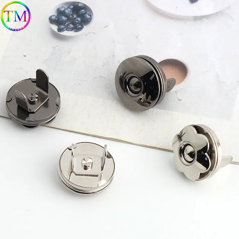 10-50 Stuks Metalen Drukknopen Kleding Knopen Sluiting Druk Op Stud Magnetische Knoppen Diy Lederen Ambachtelijke Kleding Accessoires