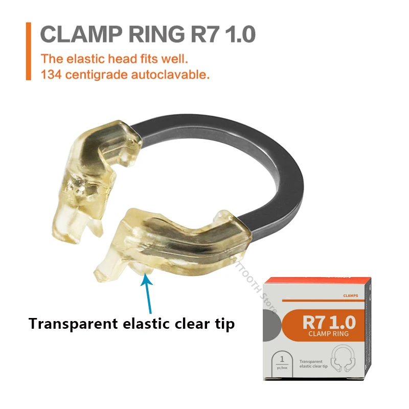 Dental Clear Matrix Bands NITI Elastic Clear Tip Clamp Ring Sectional Matrix System Polyester Transparent Matrices Clip Dentist