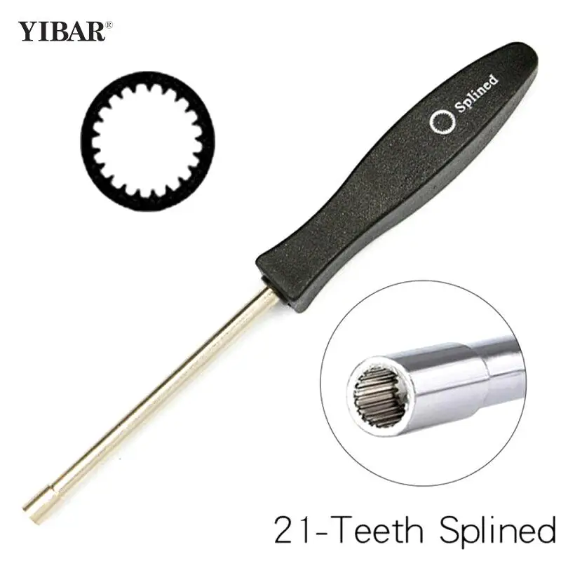 Spline Shaped Carburetor Adjustment Screwdriver Design 21 Teeth Type Carb Service Tool