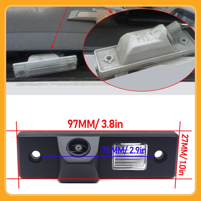 CCD HD  170° Fisheye Rear View Camera For Chevrolet Orlando 2010 2011 2012 2013 2014 2015 2016 2017 2018 Car Reverse Monitor