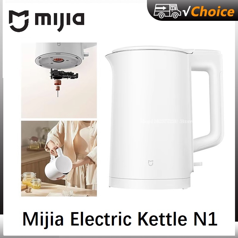  New MIJIA Electric Kettle N1 Fast Hot boiling Stainless Water Kettle 220V Smart Electric Kettles 1.5L 1500W Home Coffee 